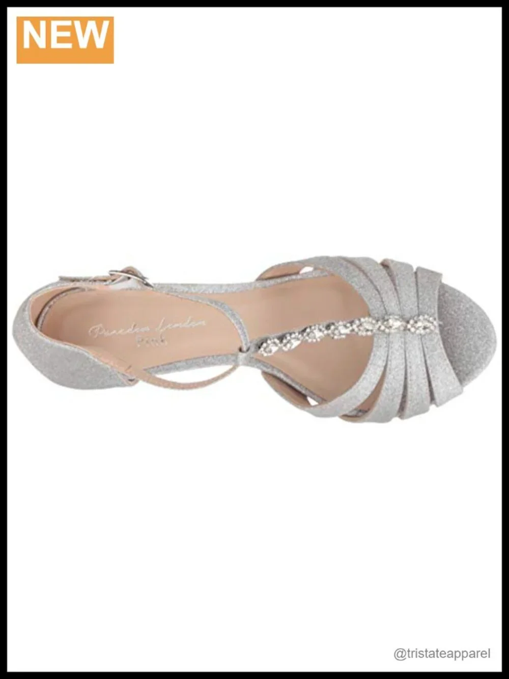 Jeweled T-Strap Stiletto Heel Buckle Ankle Strap Dress Pumps